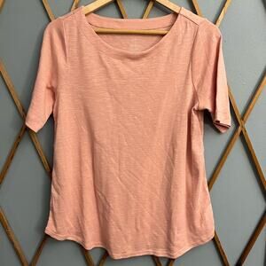 J. Jill Pima-Slub Elbow Sleeve Shirt